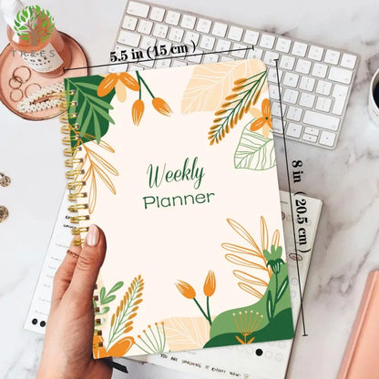 Undated Weekly Planner with Habit Tracker & To-Do List – 52 Sheets