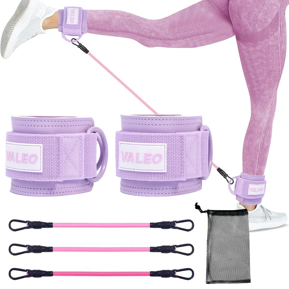 LOOGDEEL 1Pcs Ankle Straps Set for Yoga & Pilates