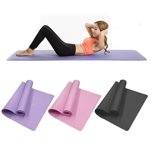 4MM Thick EVA Yoga Mat for Exercise & Pilates