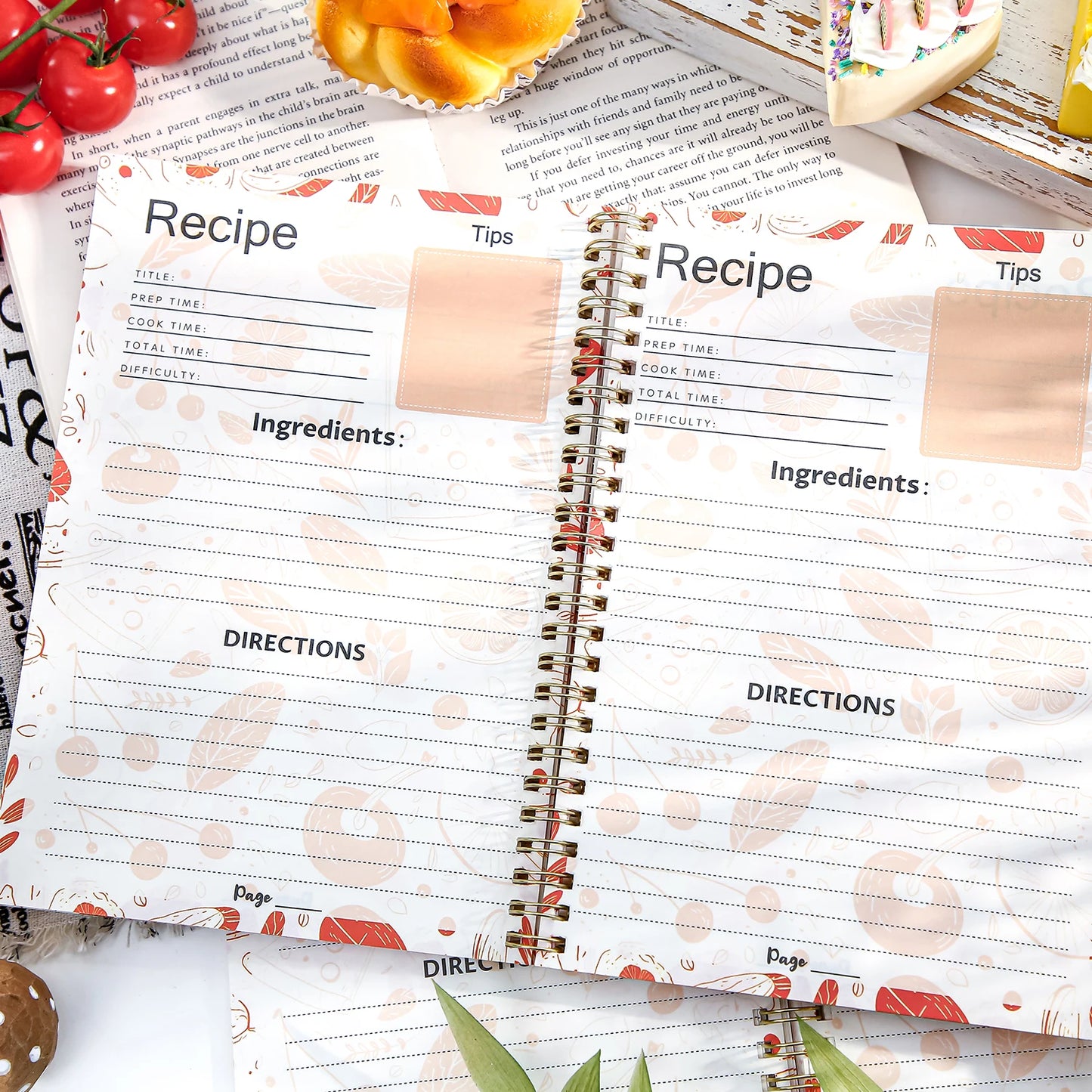 Mr. Paper 52-Sheet Healthy Eating Series Coil Notebook