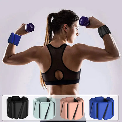 1/2lbs Adjustable Yoga Wrist & Ankle Weights for Fitness