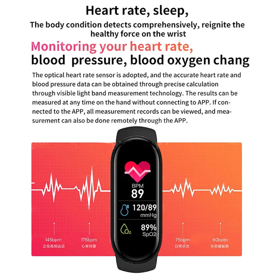 Smart Watch for Men & Women – Fitness Tracker & Heart Rate Monitor