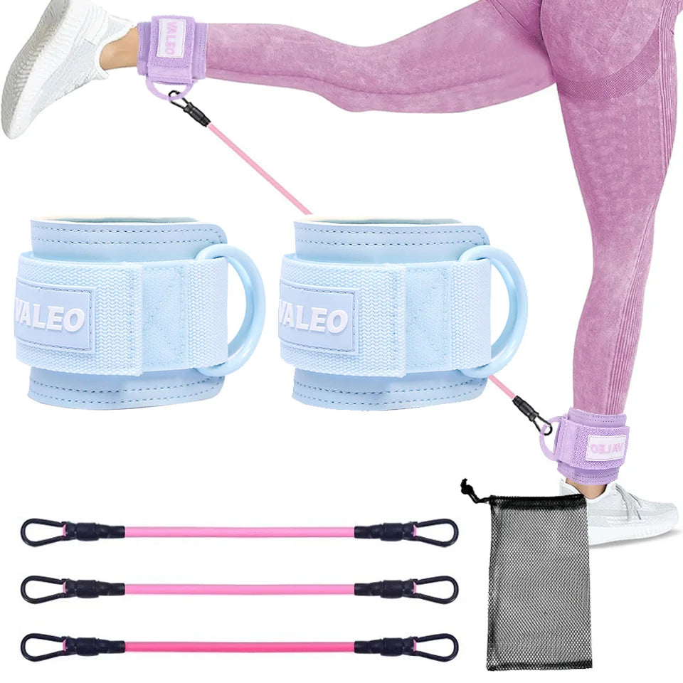 LOOGDEEL 1Pcs Ankle Straps Set for Yoga & Pilates