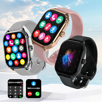 Smartwatch with Call Answering, Heart Rate & Calorie Tracking