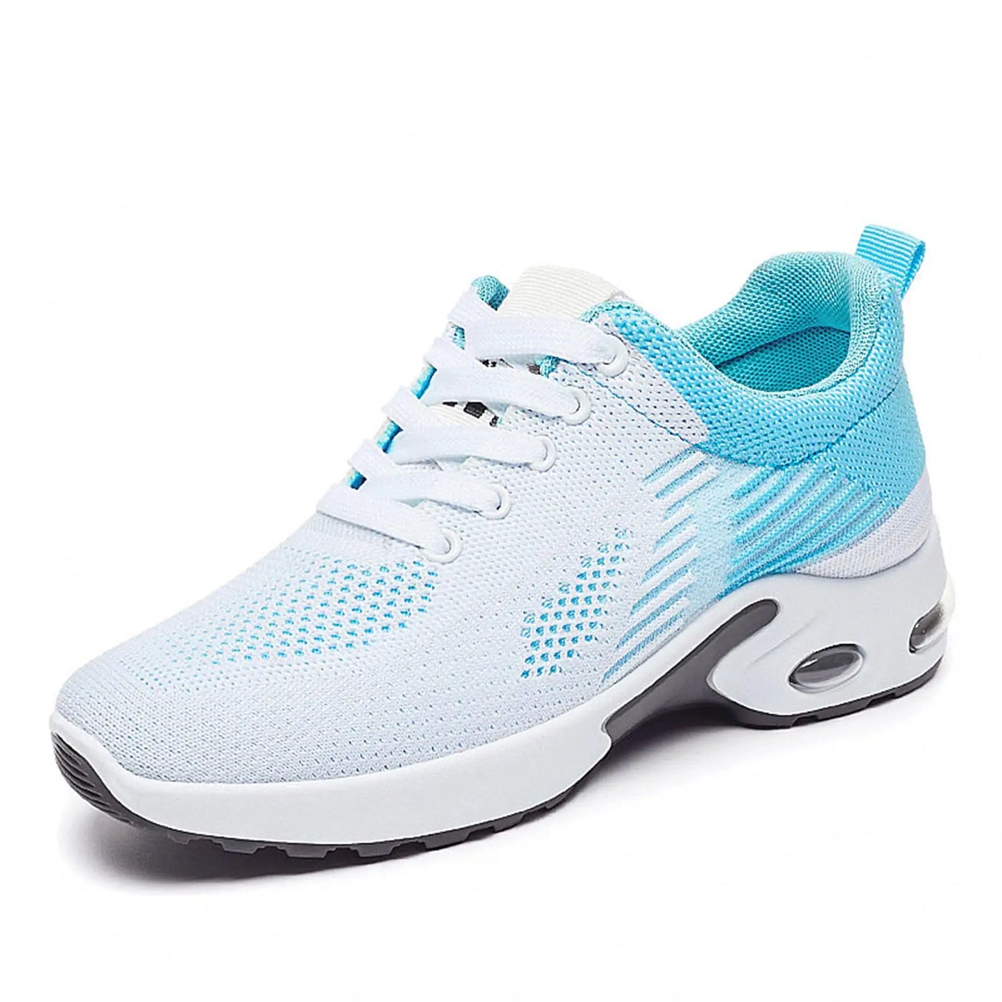 Breathable Lace-up Running Shoes for Women – Air Cushion Athletic Sneakers