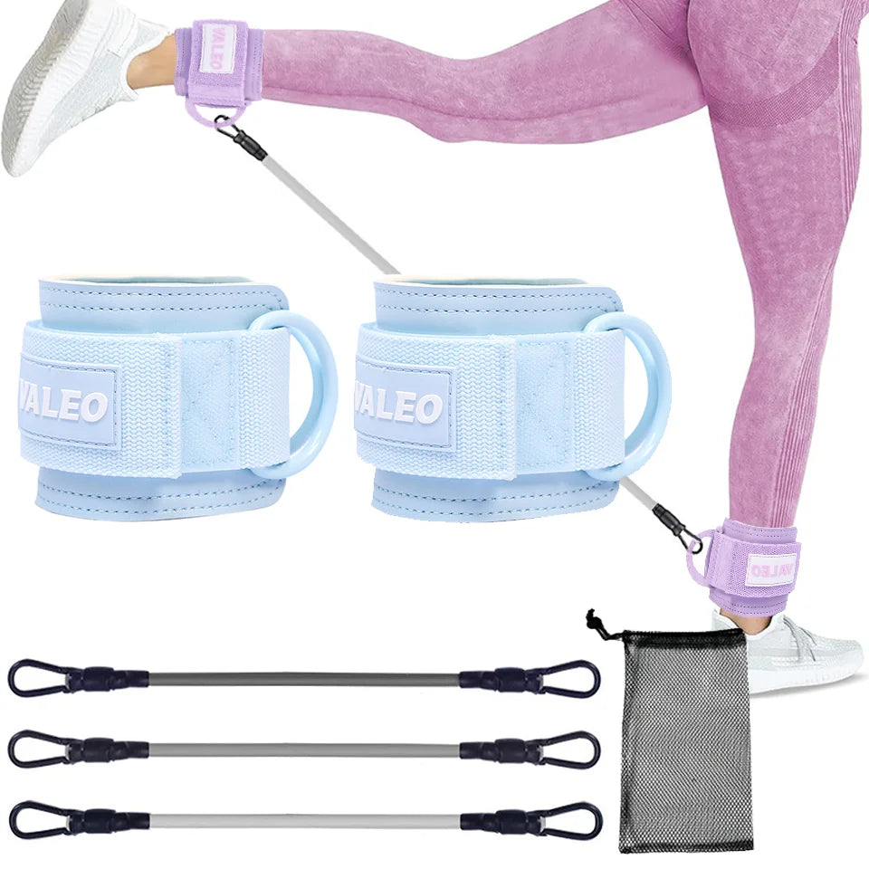 LOOGDEEL 1Pcs Ankle Straps Set for Yoga & Pilates