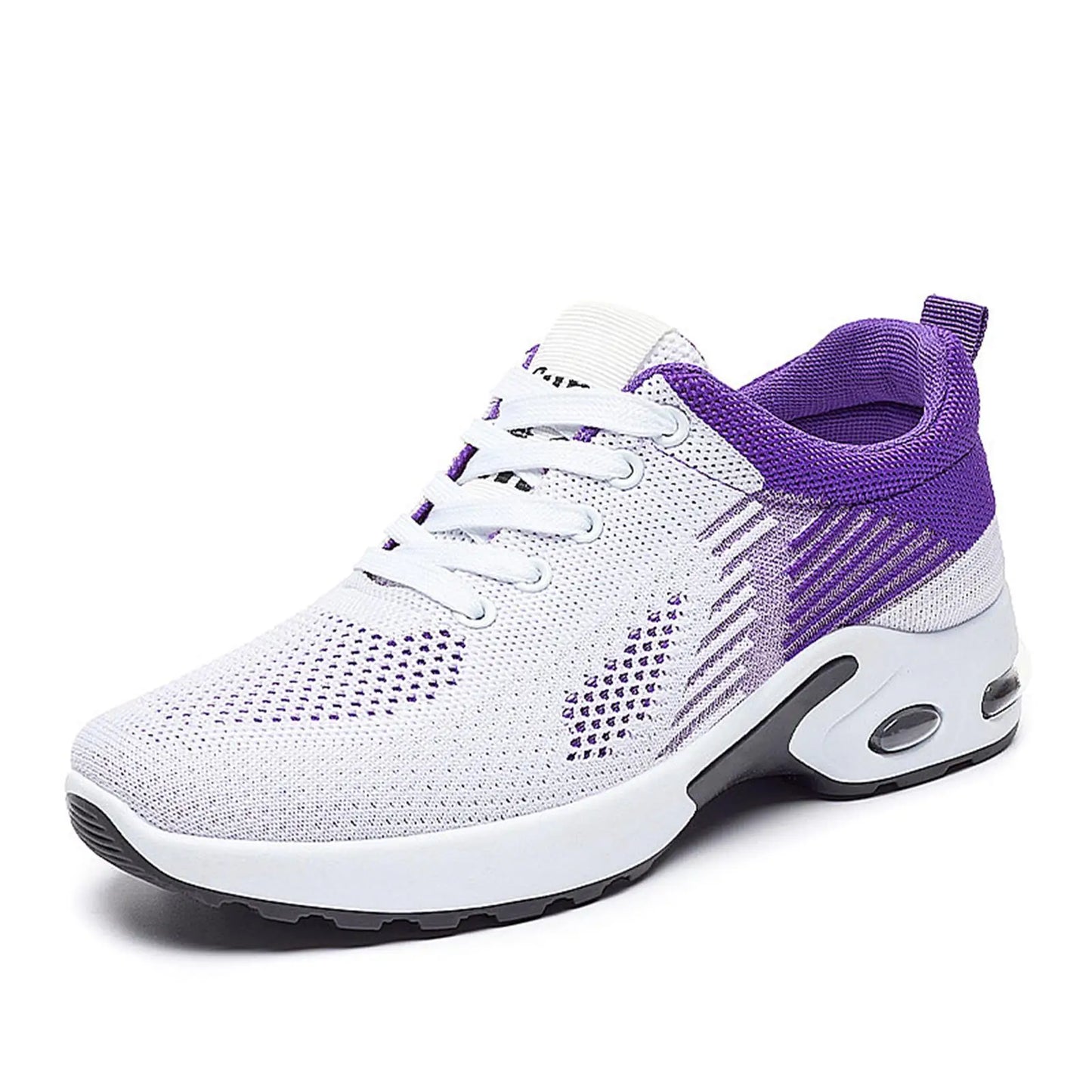 Breathable Lace-up Running Shoes for Women – Air Cushion Athletic Sneakers