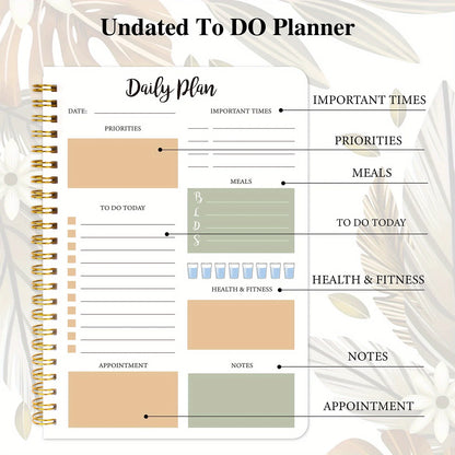 Daily Planner for Task Management & Productivity Boost