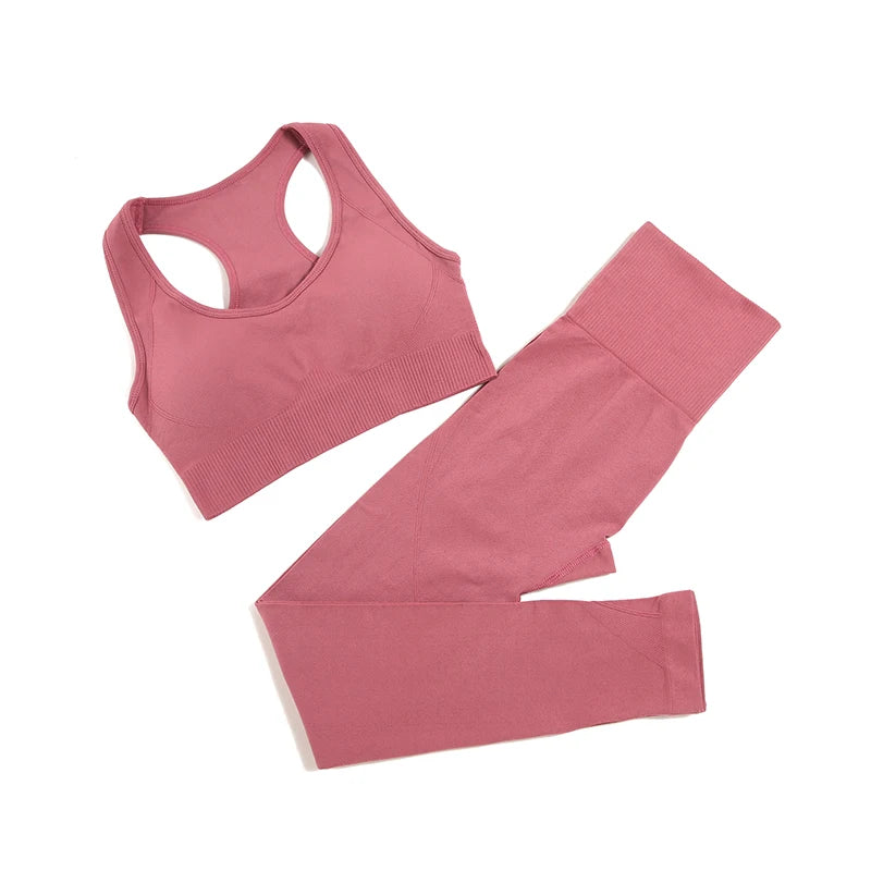 WAREBALL Seamless Yoga Set for Women – Sportswear & Fitness Tracksuits