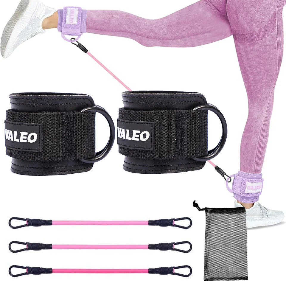 LOOGDEEL 1Pcs Ankle Straps Set for Yoga & Pilates