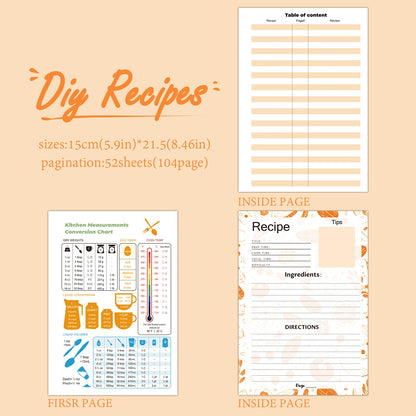 Mr. Paper 52-Sheet Healthy Eating Series Coil Notebook