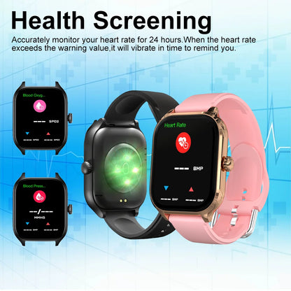 Smartwatch with Call Answering, Heart Rate & Calorie Tracking