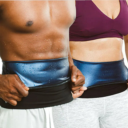 Sauna Waist Belt Trimmer for Weight Loss & Tummy Control