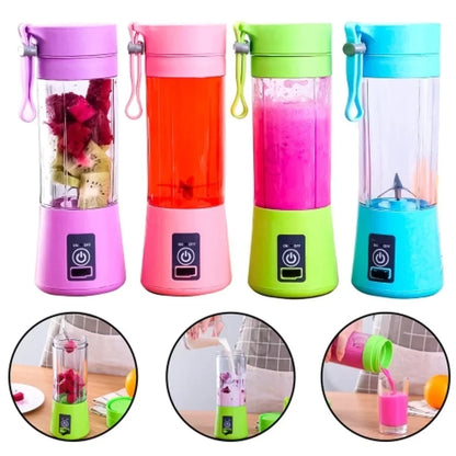 Portable Mini Blender for Shakes & Smoothies – USB Rechargeable Juicer Cup