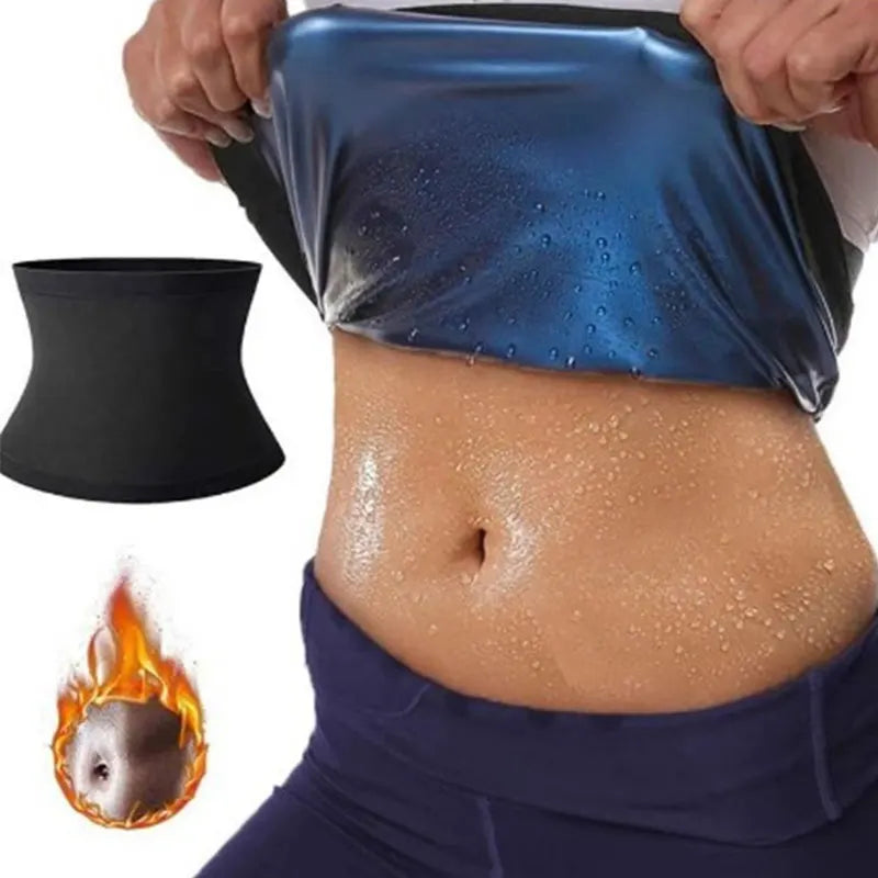 Sauna Waist Belt Trimmer for Weight Loss & Tummy Control