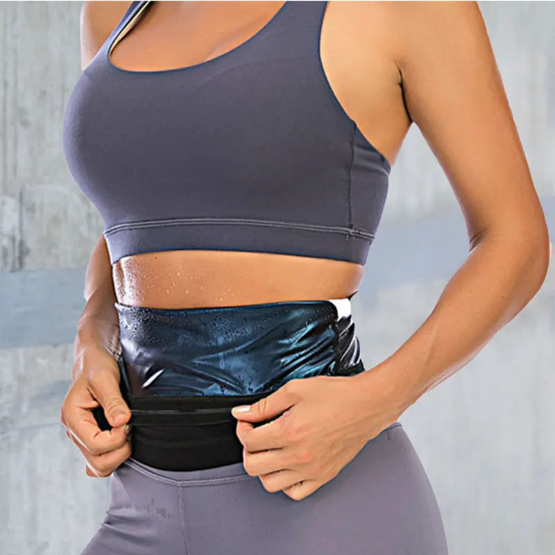 Sauna Waist Belt Trimmer for Weight Loss & Tummy Control