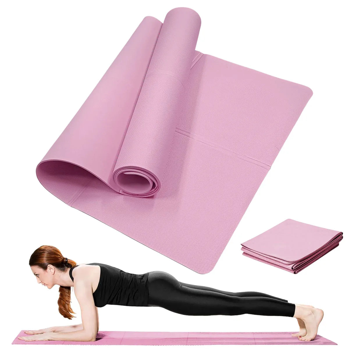 4MM Thick EVA Yoga Mat for Exercise & Pilates