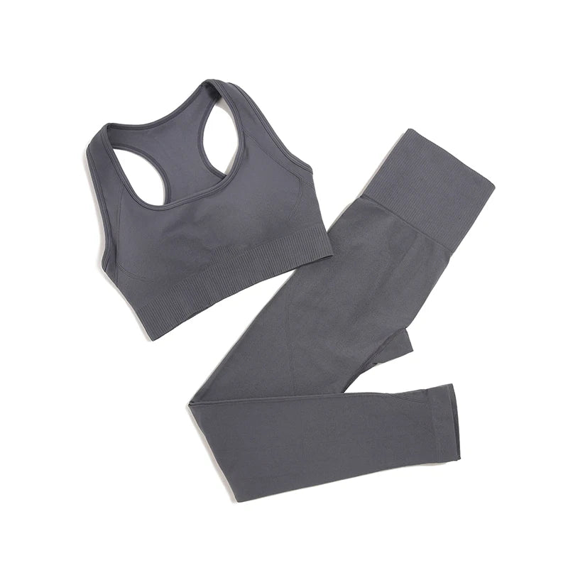 WAREBALL Seamless Yoga Set for Women – Sportswear & Fitness Tracksuits