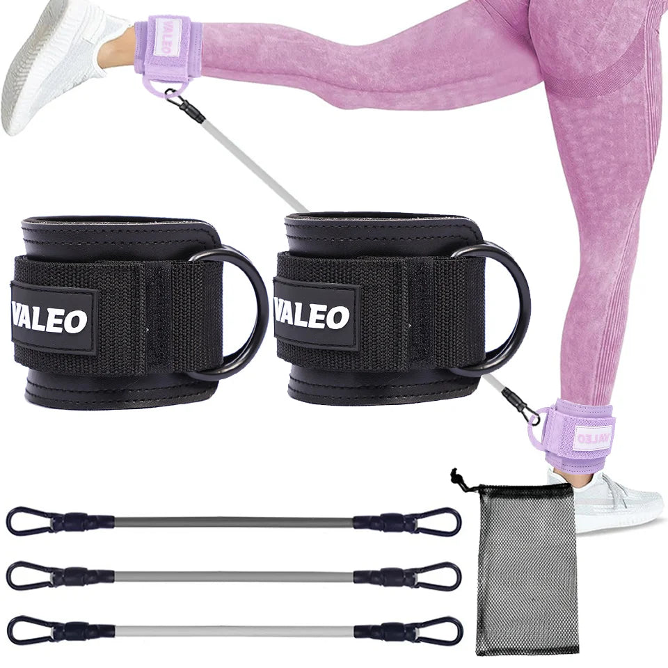 LOOGDEEL 1Pcs Ankle Straps Set for Yoga & Pilates