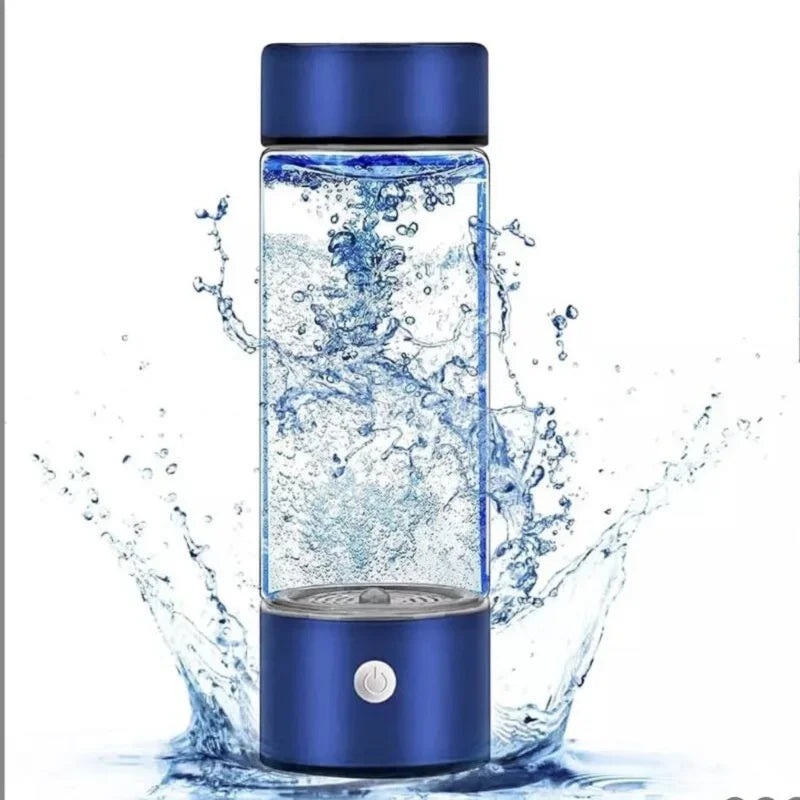 420ml Hydrogen-Rich Water Bottle with Titanium Filter & Antioxidant Properties