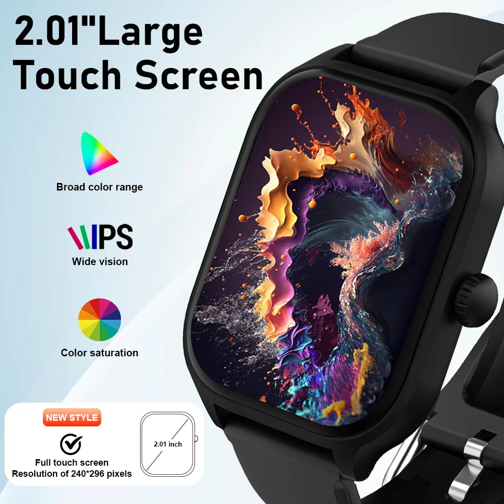 Smartwatch with Call Answering, Heart Rate & Calorie Tracking